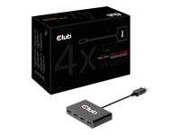 CLUB 3D MST HUB 4-1 Max resolution 4Kx2K 60Hz 24 bpp (DP1.2a) and 1920x1080(FHD) 240Hz 24bpp