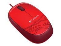 LOGITECH M105 corded Mouse USB red