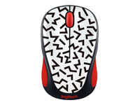 LOGITECH M238 Wireless Mouse-ZIGZAG RED-2.4GHZ-EMEA