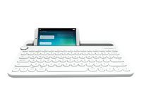 LOGITECH Bluetooth MultiDevice Keyboard K480 WHITE PAN BT NORDIC