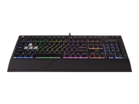 CORSAIR Gaming STRAFE RGB Mechanical Gaming Keyboard Ultra-Quiet Backlit Multicolor LED Cherry MX SILENT (Nordic)
