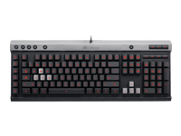 CORSAIR Raptor K30 Rubber Dome Gaming Keyboard - Backlit Red LED - Nordic Layout