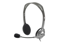 LOGITECH H110 Stereo Headset microphone with noise-cancelling 3.5mm stereo-jack