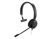 JABRA EVOLVE 20 MS Mono USB Headband Noise cancelling USB connector with mute-button and volume control on the cord