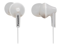 PANASONIC kõrvaklapid (nööp)  RP-HJE125E-W, valged
