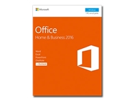 MS Office Home and Business 2016 Win P2 EuroZone 1 License Medialess (EE)