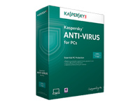 KASPERSKY Anti-Virus 2-PC 1 Year renewal license