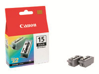 CANON 2x BCI-15bk Ink black TP TwinPack for i70 i80