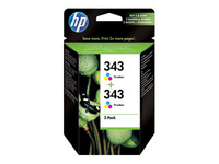 HP 343 Ink tri-colour 2xPack Vivera