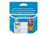 HP 343 ink color 7ml DJ5740 6540 6840 PS325 375 8150 PSC2355 2610 2710 blister