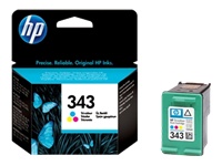 HP 343 Ink 7ml color DJ5740 6540 6840 PS325 375 8150 PSC2355 2610 2710 (ML)