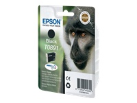 EPSON Tinte Black T0891 1 x 6 ml DURABrite Ultra fuer Stylus S20/21/SX100/105/110/115/200/205/210/215/218/400/405/410/415/BX300