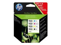 HP 920XL CMYK ink Combo Pack Officejet 6000 6500
