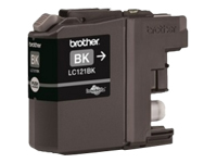BROTHER LC121BK ink black 300pages for DCP-J752DW,MFC-J470DW,-J870DW