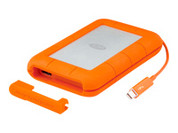 LACIE Rugged 1TB SSD Thunderbolt & USB3.0 with Thunderbolt cable / Shock dust and water resistant