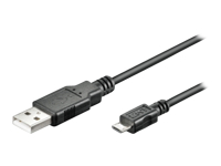 QNECT USB 2.0 kaabel, A - Micro B, 1 m