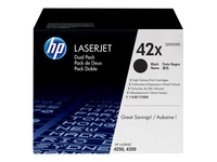HP Toner black Dual Pack 20000pages for Laserjet LJ4250 LJ4350