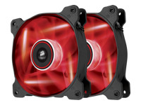 CORSAIR Air Series SP 120 LED High Static Pressure Fan red LED Twin Pack