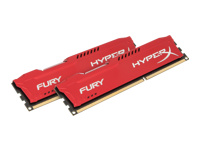 KINGSTON 8GB 1866MHz DDR3 CL10 DIMM (Kit of 2) HyperX Fury Red Series