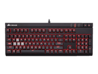 CORSAIR Gaming Strafe Mechanical Gaming Keyboard - Backlit Red LED - Cherry MX Brown - Nordic Layout