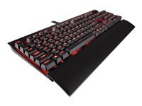 CORSAIR Gamink K70 Lux Mechanical Keyboard Backlit Red LED Cherry MX Blue