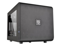 THERMALTAKE Core V21 Micro ATX Tower black I/O Port 2xUSB3.0 1xHD Audio Side window 5 expansion slots cases be stacked
