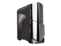 THERMALTAKE Versa N21 Midi Tower PC Case, stylish and interesting design, reflective paint, transparent front, tool-free design