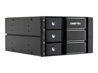 CHIEFTEC 2 x 5.25 bays for 3 SAS/SATA HDDs trayless