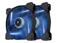 CORSAIR Air Series SP 140 LED High Static Pressure Fan blue LED Twin Pack