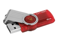 KINGSTON 8GB USB DataTraveler 101 Gen 2 red