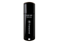 TRANSCEND JetFlash 700 64GB USB 3.0 Flash Drive 80MB/s black