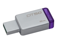 KINGSTON 8GB USB3.0 DataTraveler50 Matal/Purple