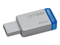 KINGSTON 64GB USB3.0 DataTraveler50 Metal/Blue