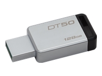 KINGSTON 128GB USB3.0 DataTraveler50 Metal/Black