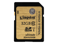 KINGSTON 32GB SDHC Class 10 UHS-I Ultimate Flash Card