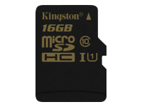 KINGSTON 16GB microSDHC CL10 UHS-I 90R/45W