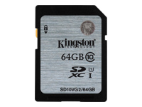 KINGSTON 64GB SDXC Class10 UHS-I 45MB/s Read Flash Card